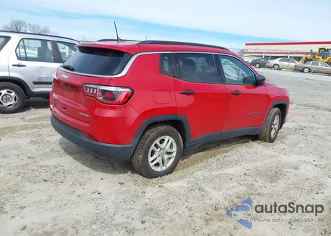 2020 Jeep Compass Sport Fwd из США, поврежденный, VIN 3C4NJCAB0LT169396